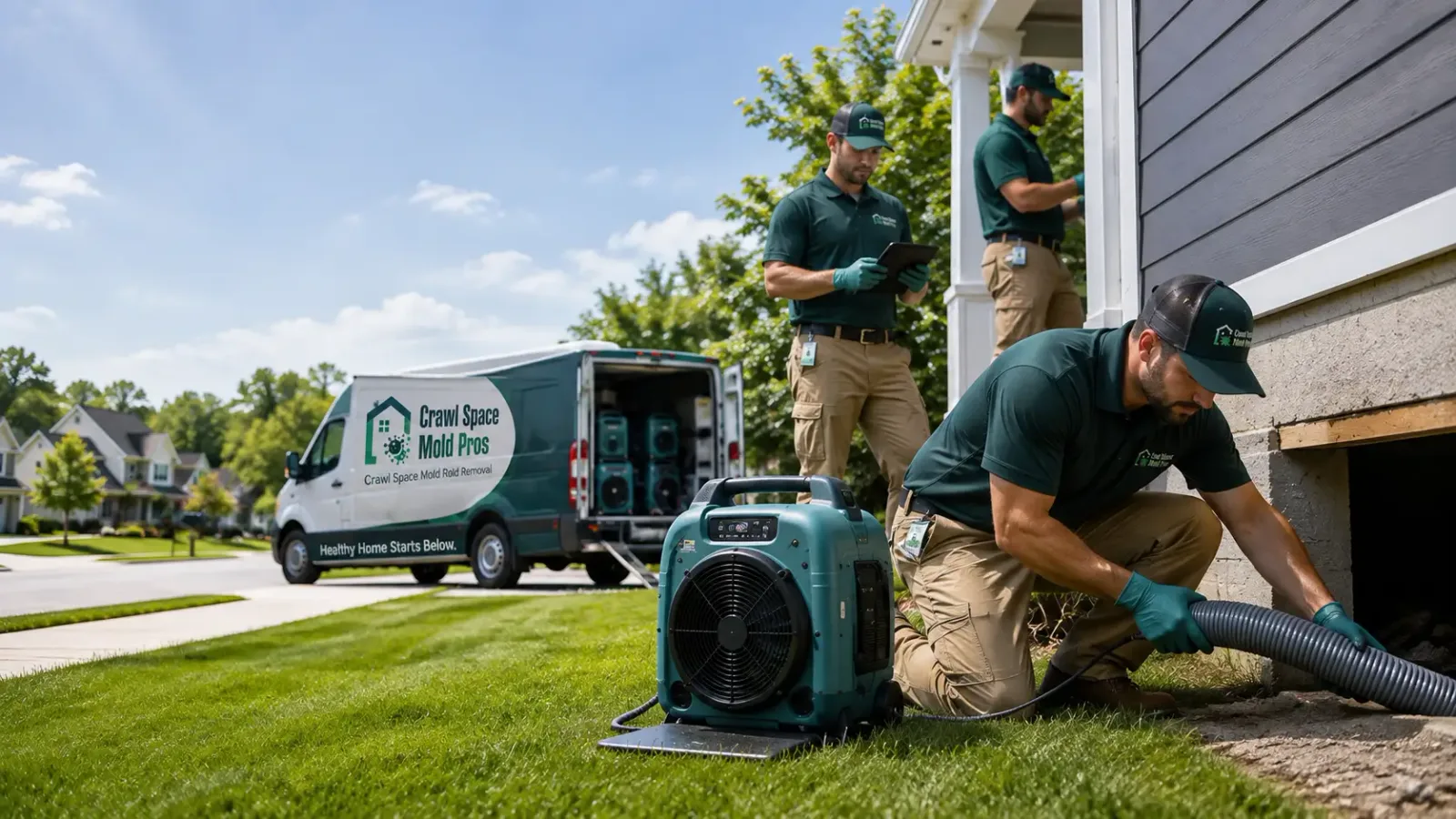 Crawl Space Mold Removal in Bradner, OH